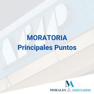 MORATORIA Principales Puntos