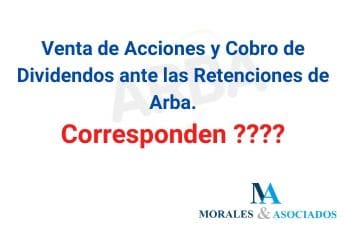 Venta de Acciones ante Arba